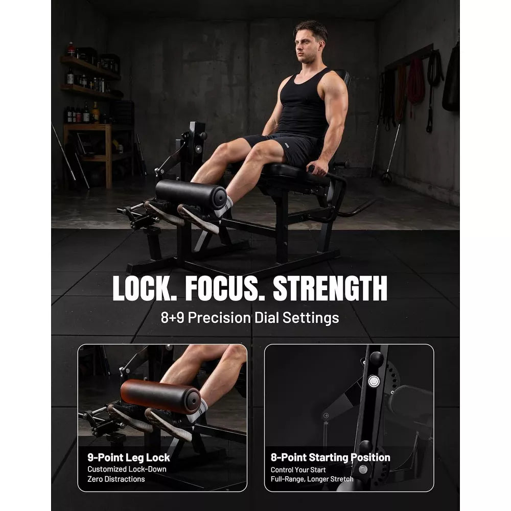 LE09 2.0 Adjustable Leg Curl & Extension Machine