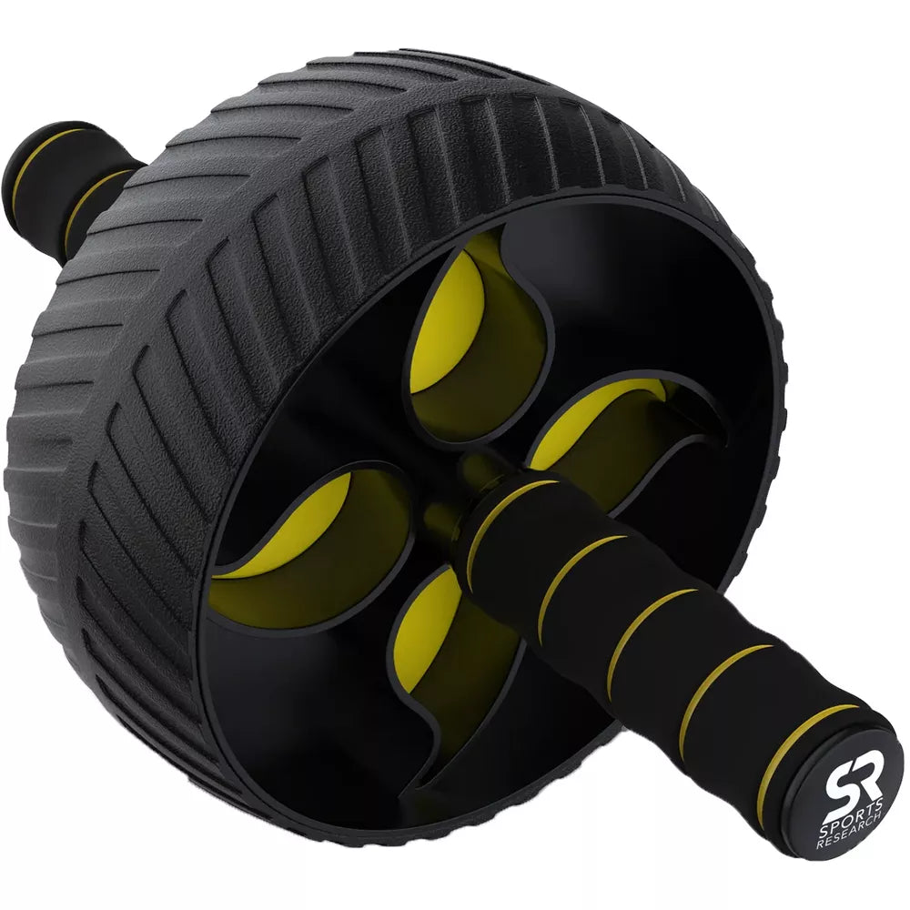 Ab Wheel with Knee Pad - Compact & Portable