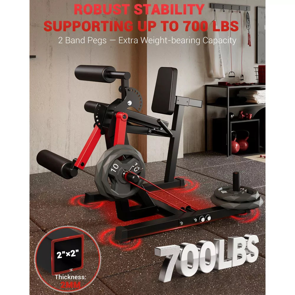 4-in-1 Leg Press & Curl Machine 700LB