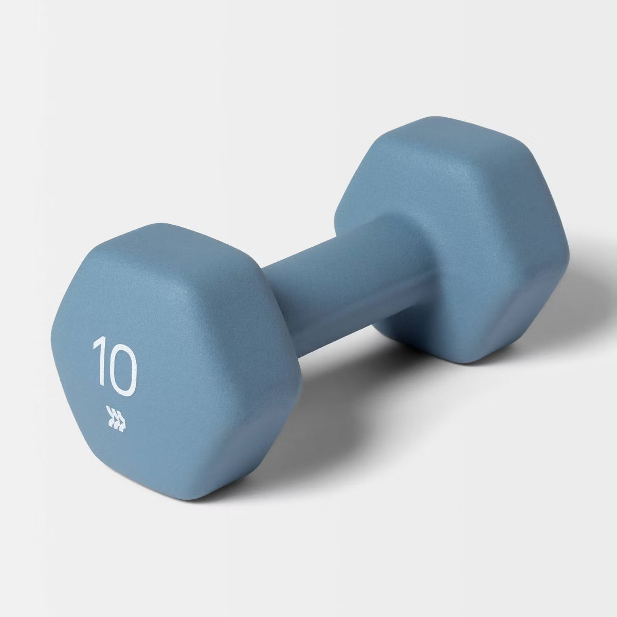 Neoprene 10lb dumbbell hex head non-slip iron core hand weight for home gym