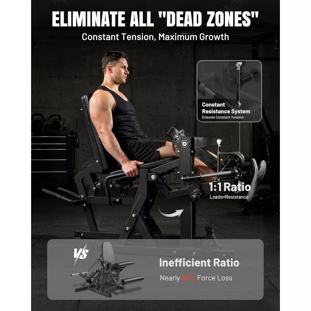 LE09 2.0 Adjustable Leg Curl & Extension Machine