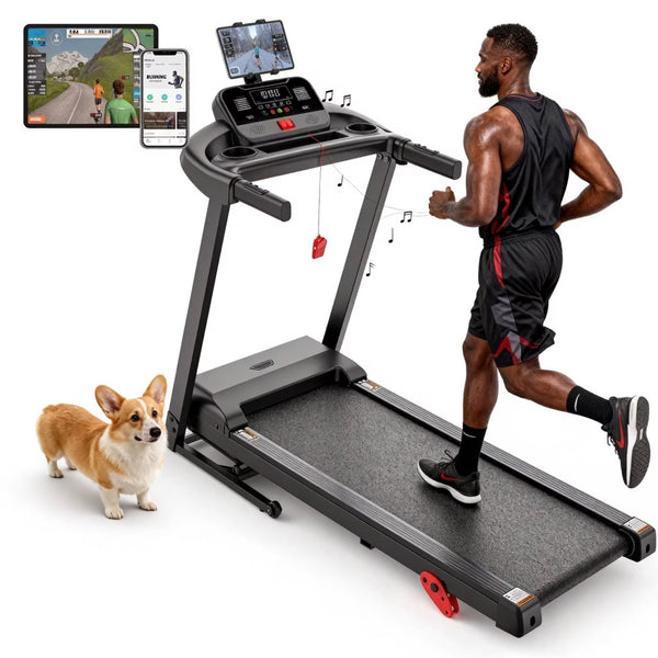 3.5HP Treadmill 350LB - 90% Pre-Assembled
