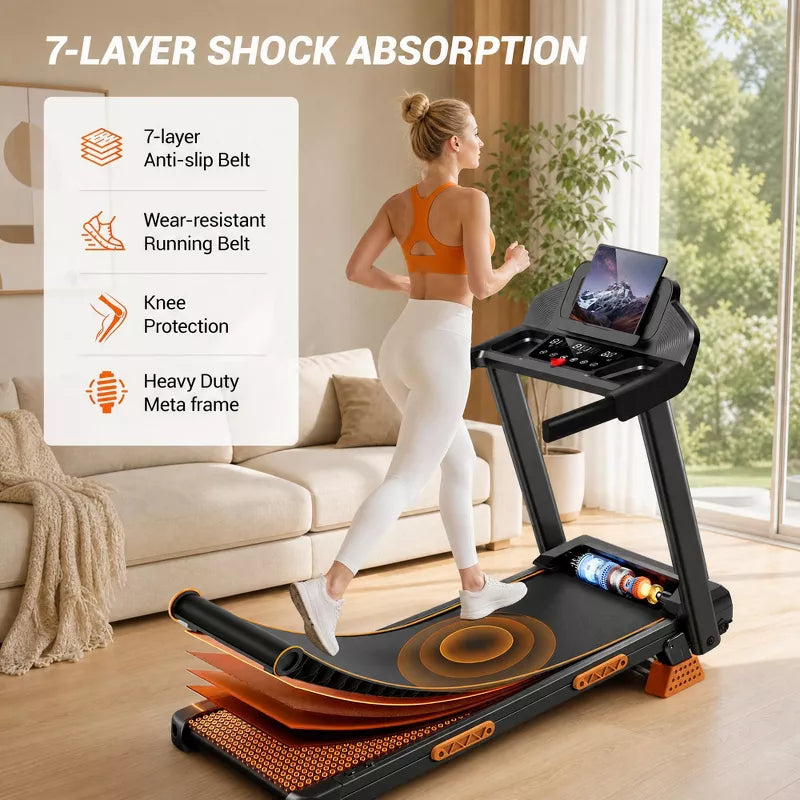 Treadmill 16% Incline - Triple LED, 400LB