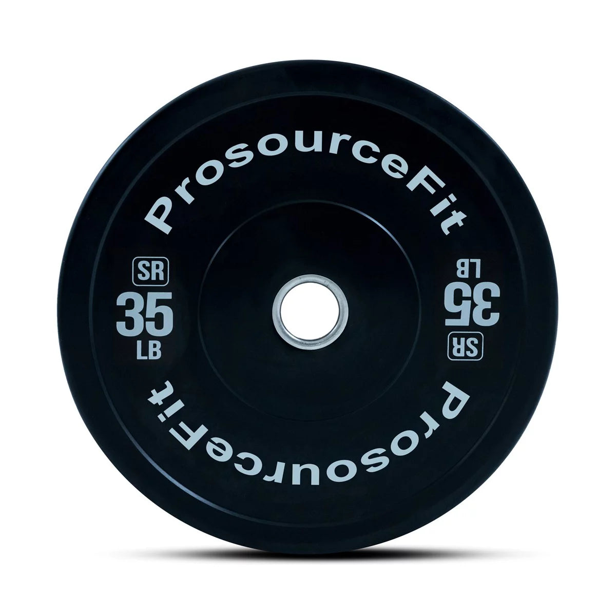 35lb solid rubber bumper plate with steel insert low bounce narrow design for olympic barbell