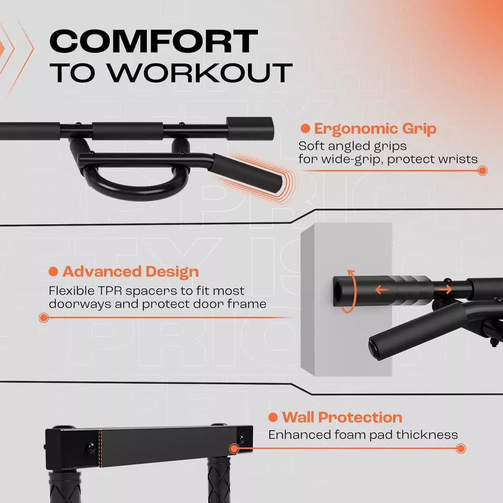 Doorway Pull Up Bar 300lb - Home Exercise