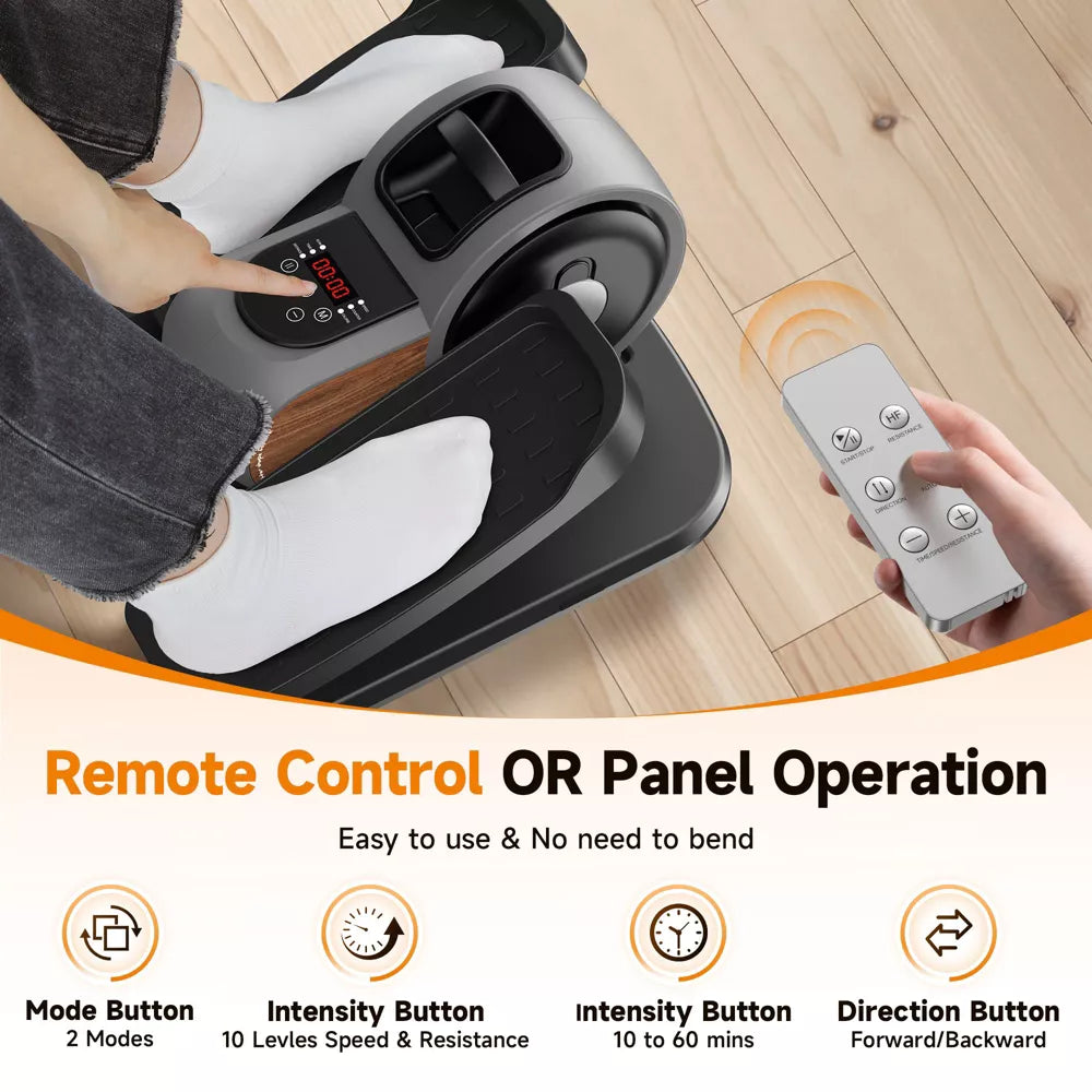 2-in-1 Under Desk Elliptical - Portable Leg Exerciser