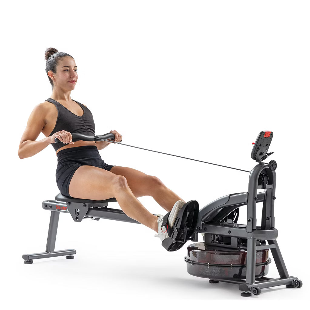 Smart Heavy-Duty Water Rower - Bluetooth SunnyFit App
