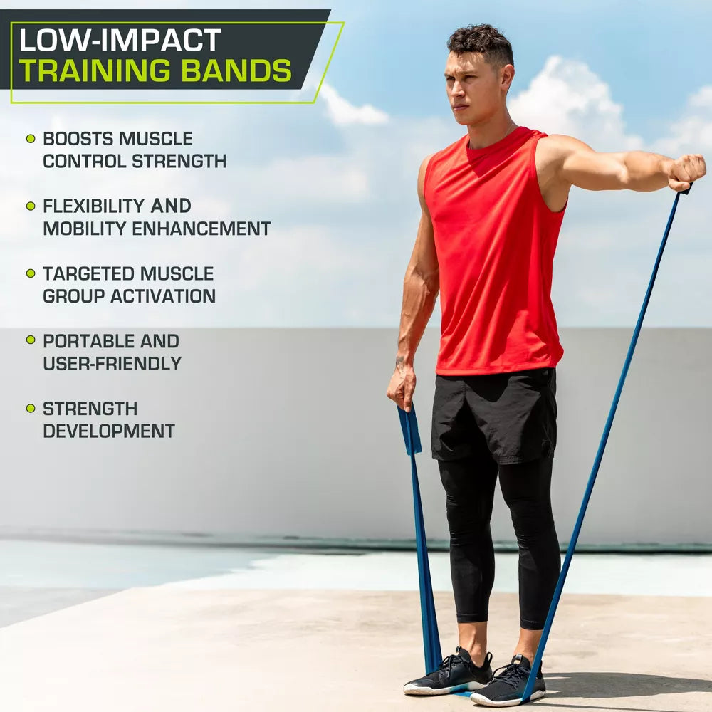 Latex-Free Flat Resistance Bands - 3 Pack