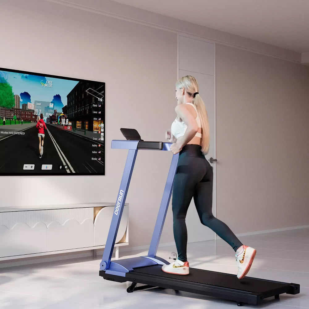 Incline Treadmill with Handrails - 0.6-7.5 MPH