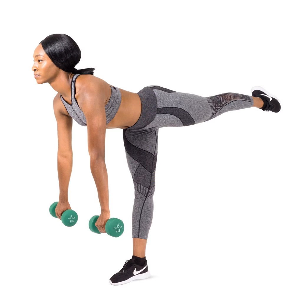 Neoprene Dumbbells 9lb - Non-Slip Grip