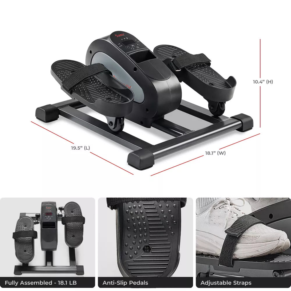 Under-Desk Motorized Mini Elliptical - 18-Level Speed