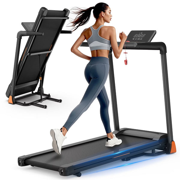 Folding Treadmill 3.5HP - 330LB, LED Display