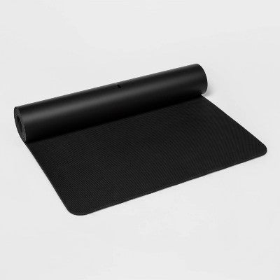 Premium natural rubber yoga mat 5mm with polyurethane high tack grip surface