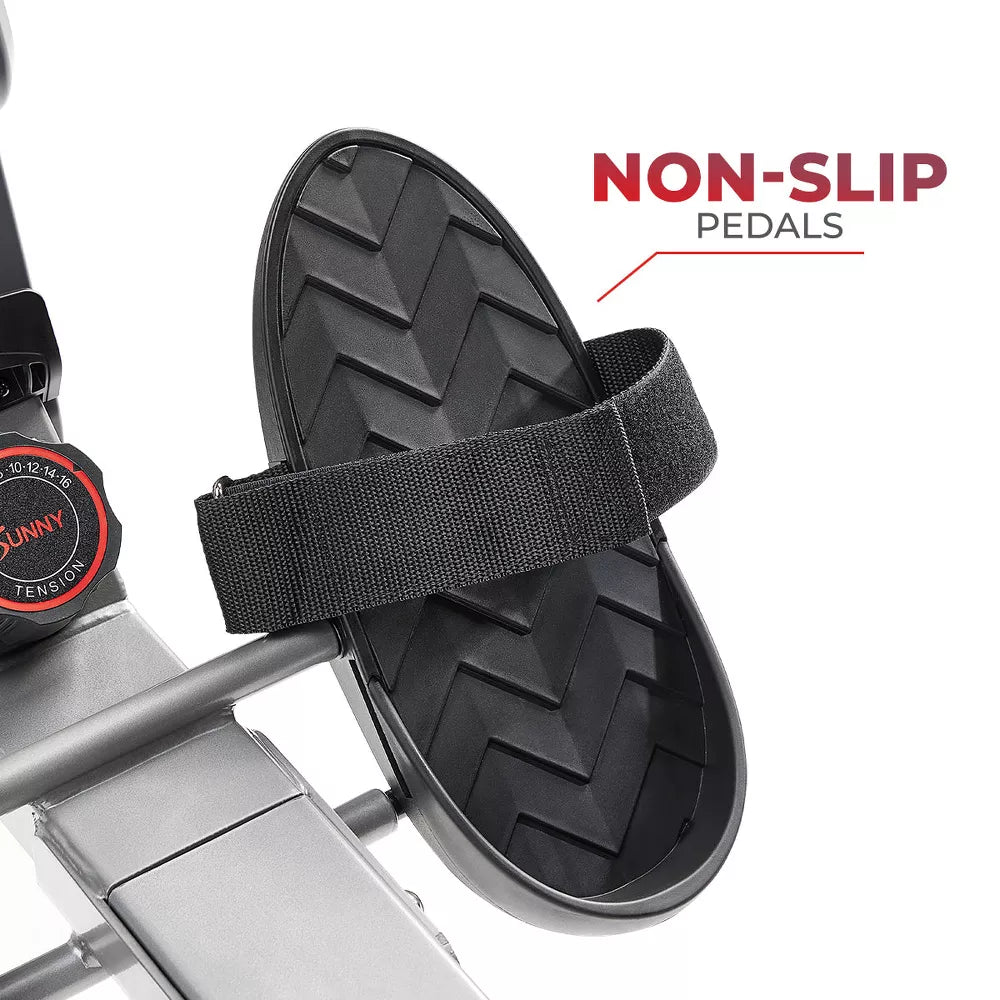 Air + Magnetic Rowing Machine - Dual-Resistance, Upright Storage