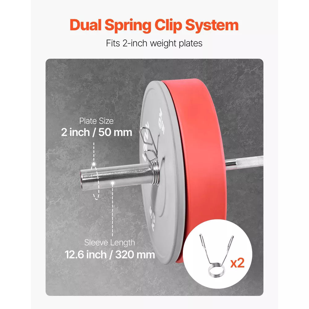 Olympic Barbell 6FT - Rotating Sleeves, 500LB