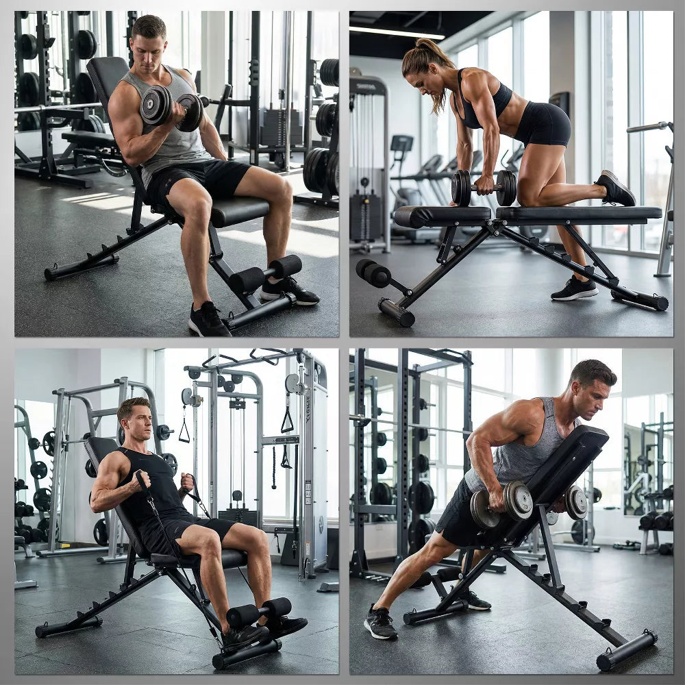 Adjustable Foldable Weight Bench - Heavy Duty