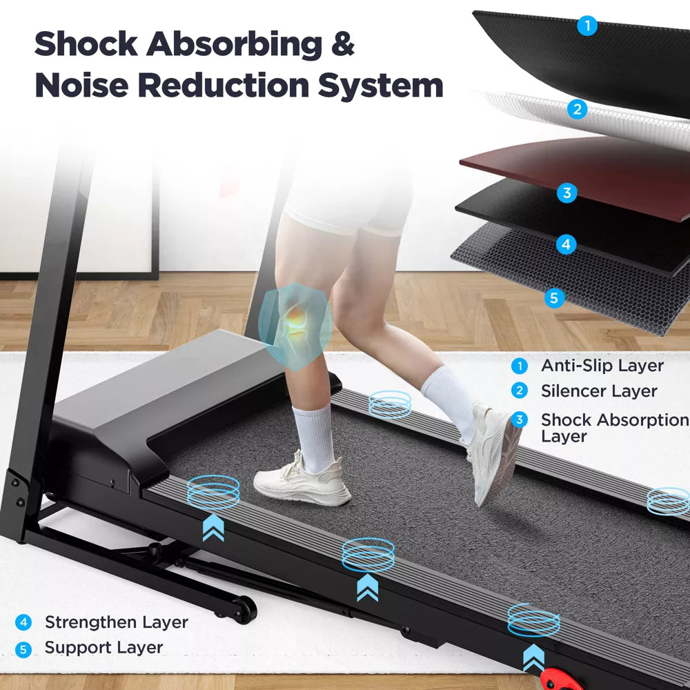 3.5HP Treadmill 350LB - 90% Pre-Assembled