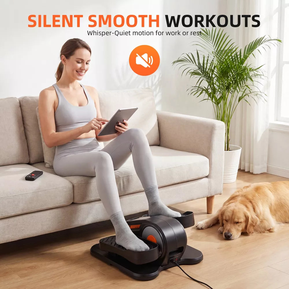 Under Desk Elliptical - Quiet Pedal Exerciser, LCD