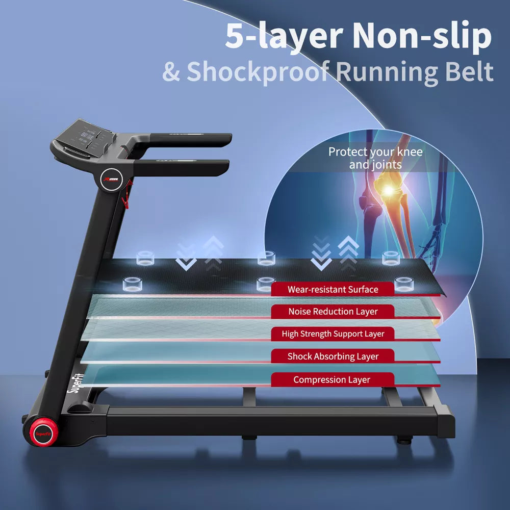 3.75HP Folding Treadmill - Bluetooth App