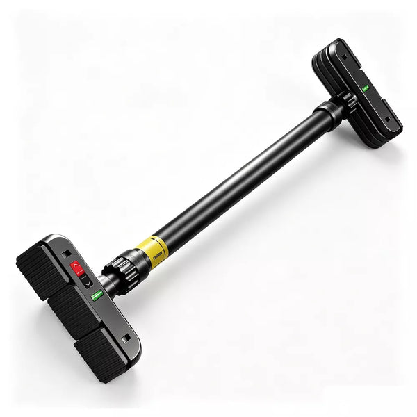No-Drill Doorway Pull Up Bar 28-37in - Carbon Steel