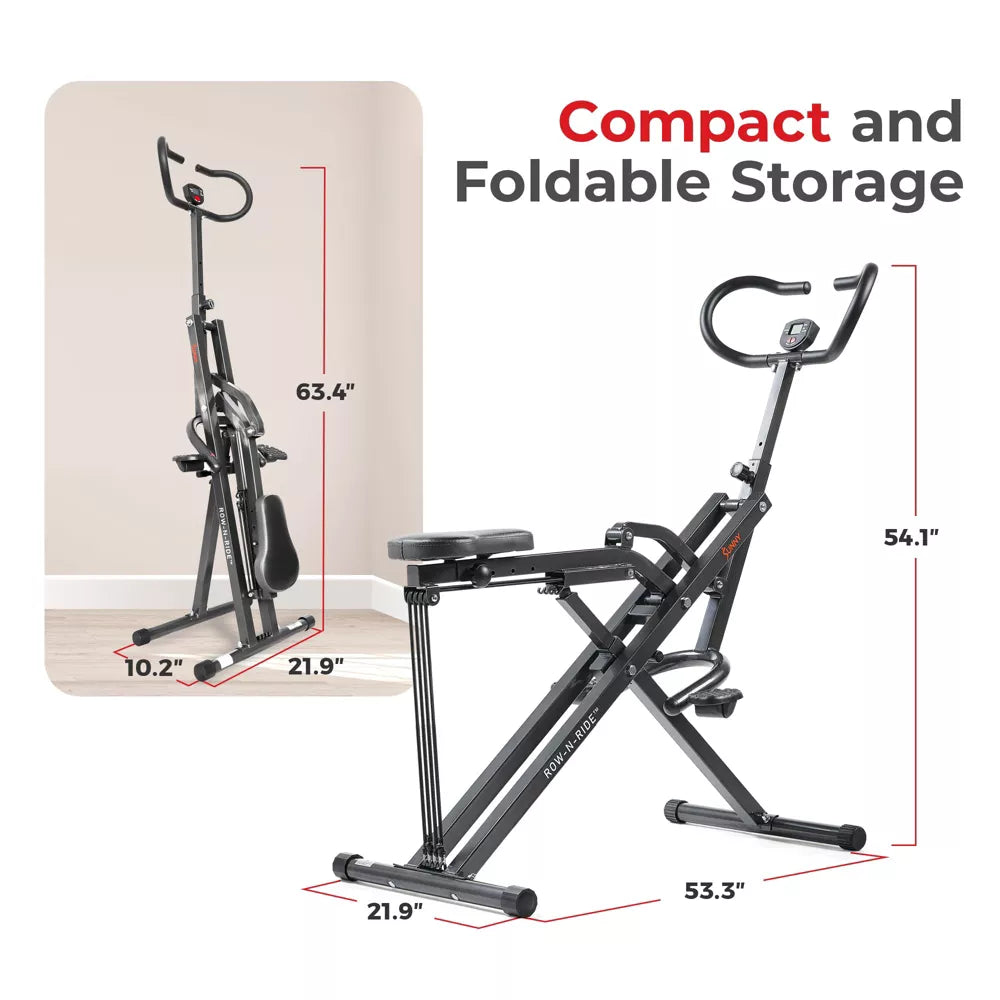 Upright Row-N-Ride Plus - Foldable Assisted Squat Machine