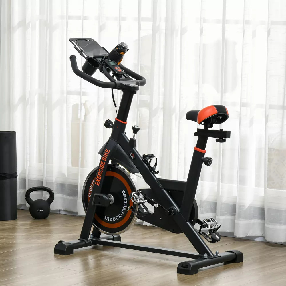 Flywheel Exercise Bike - Adjustable Resistance