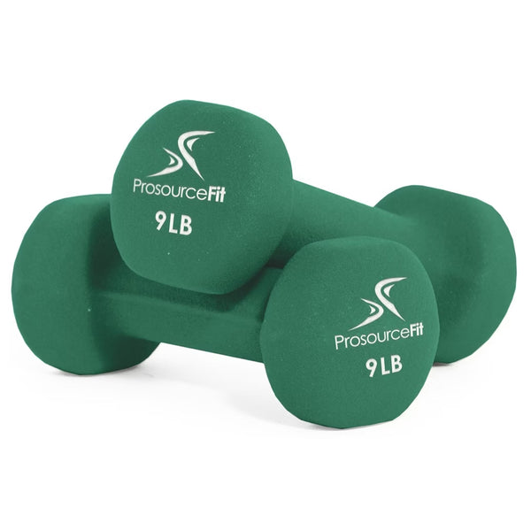 Neoprene Dumbbells 9lb - Non-Slip Grip