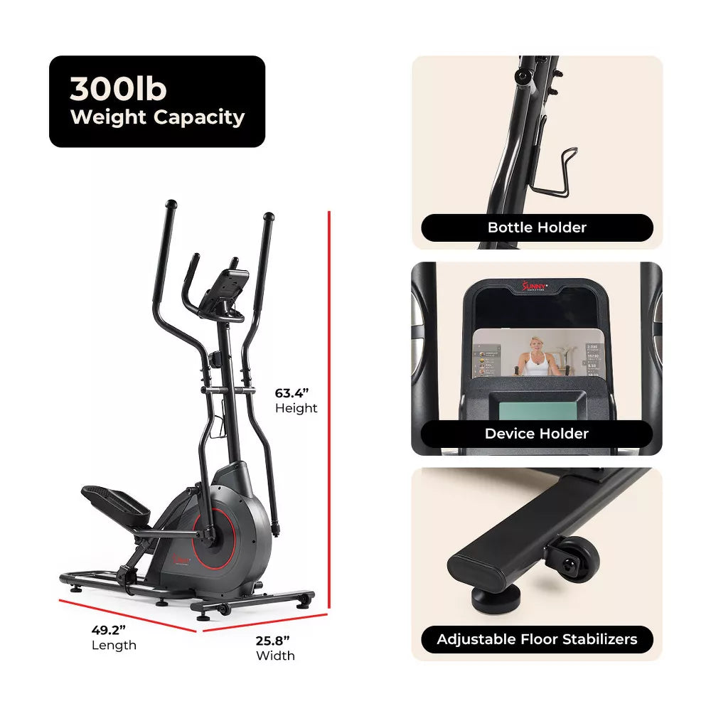 Pro Smart Magnetic Elliptical - 16in Stride