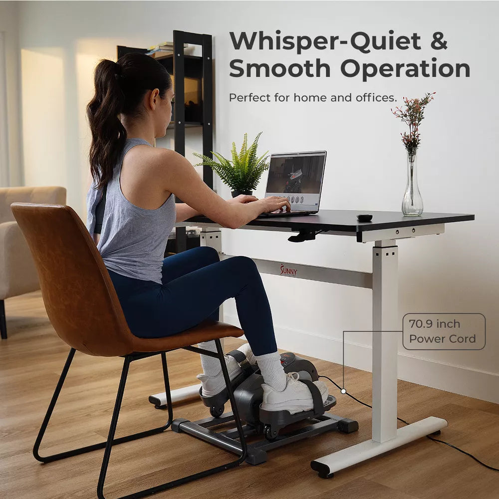Under-Desk Motorized Mini Elliptical - 18-Level Speed