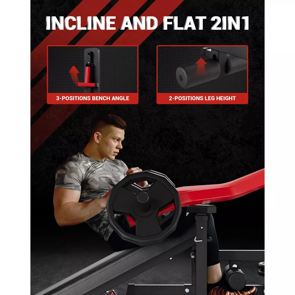 Chest Press Machine - Flat/Incline/Decline Bench
