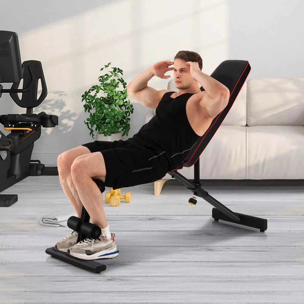 Adjustable Weight Bench - Incline Decline Home Gym