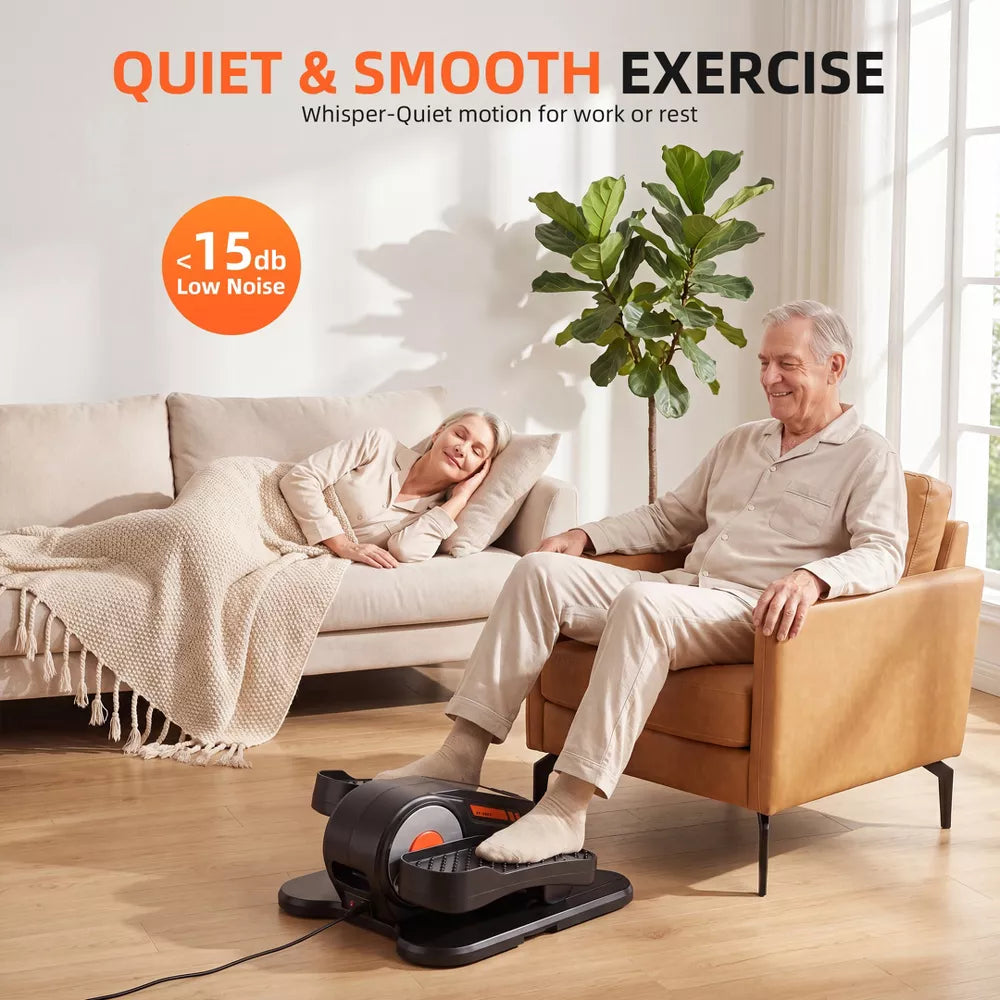 Under Desk Elliptical - Quiet Pedal Exerciser, LCD