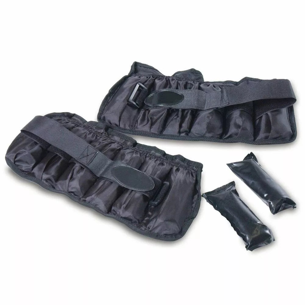 Adjustable Ankle Weights 10-20lbs - Black