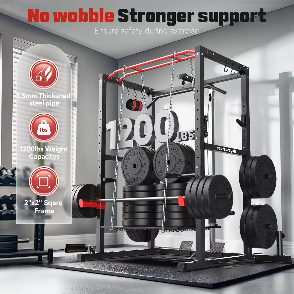 Power Cage with Cable Crossover System