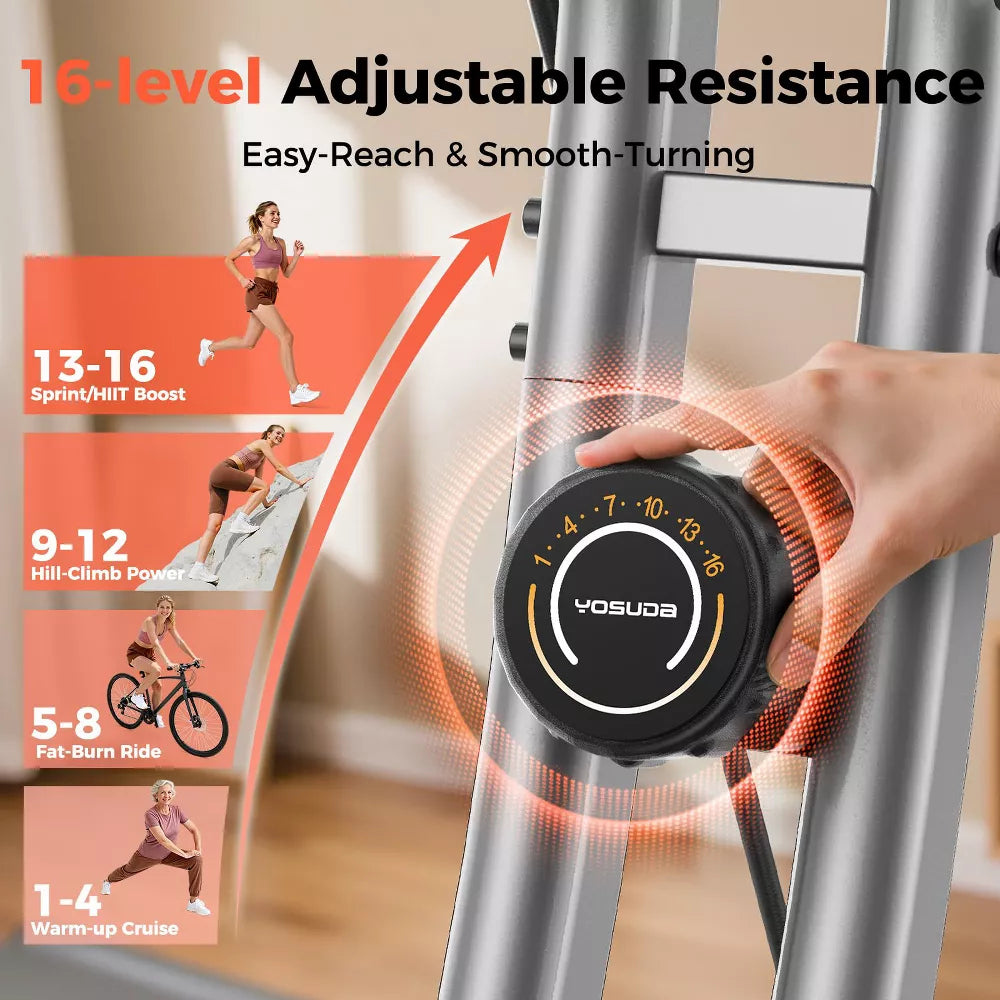 Folding 5-in-1 Exercise Bike - Home Gym
