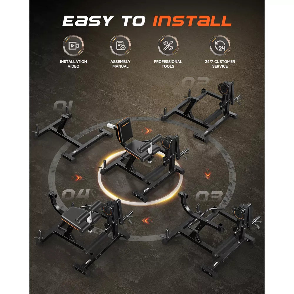 3-in-1 Leg Extension Curl Machine - Lower Body