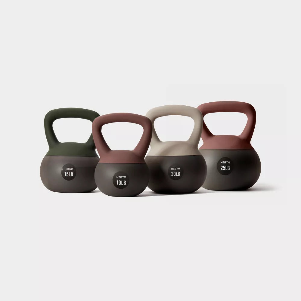 Soft Kettlebell Set Mix - 10/15/20/25lb
