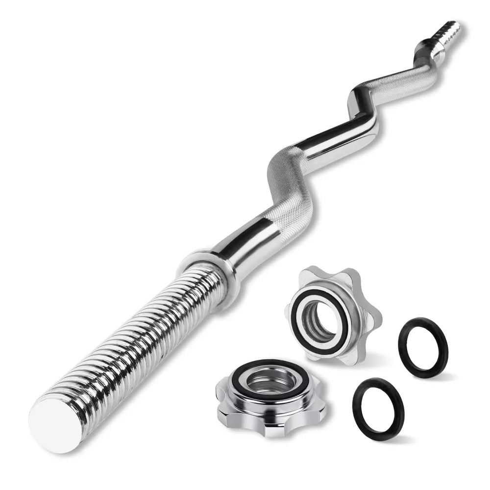 42in Knurled Curl Bar - 480LB Capacity