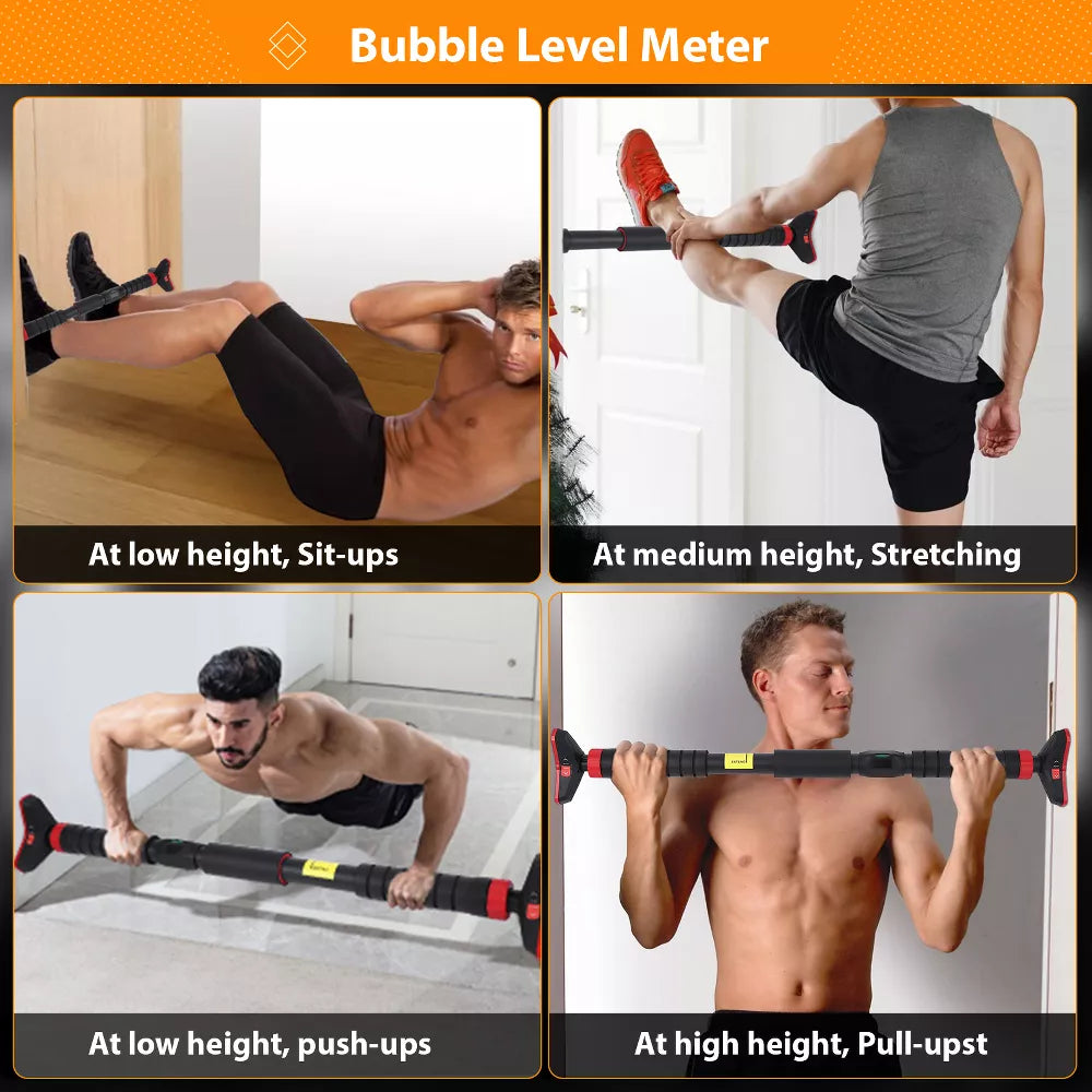 Adjustable Doorway Pull Up Bar 27-42in - No Screw