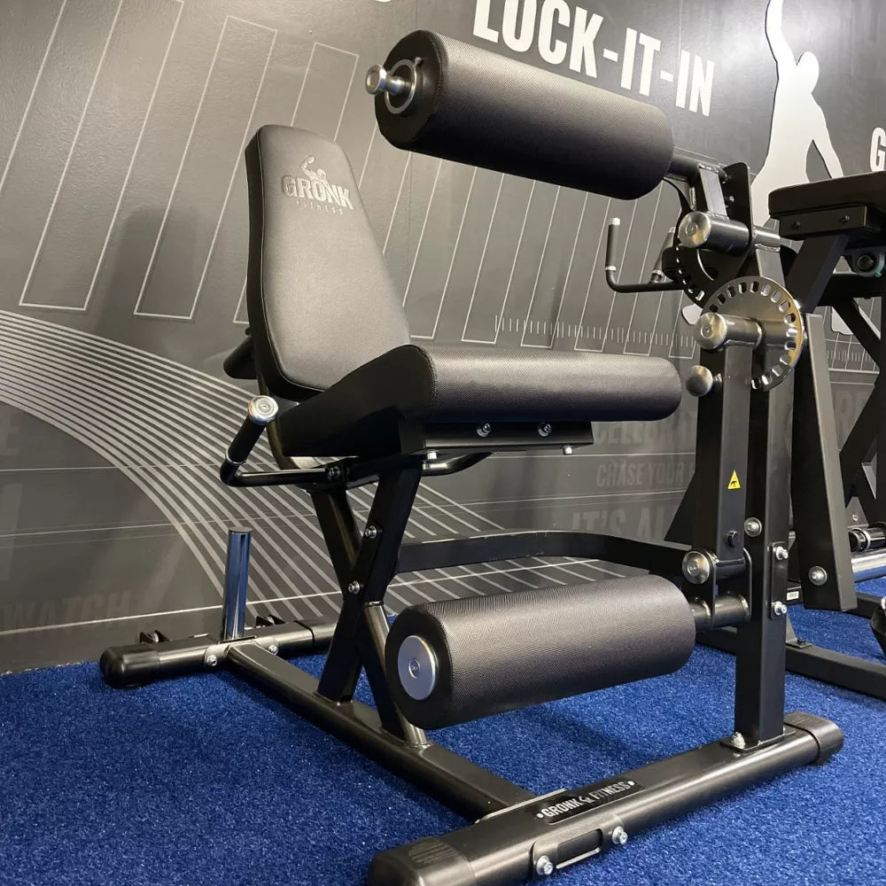 Plate Loaded Seated Leg Curl & Extension Machine