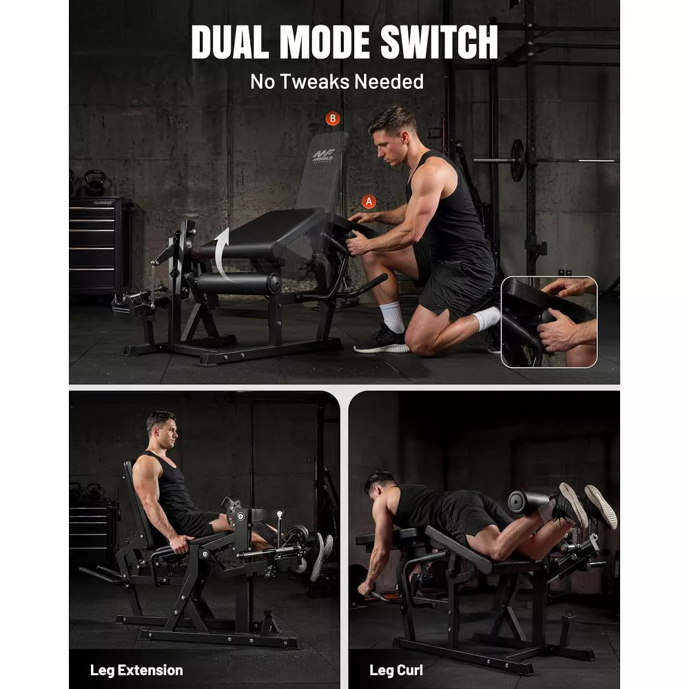LE09 2.0 Adjustable Leg Curl & Extension Machine
