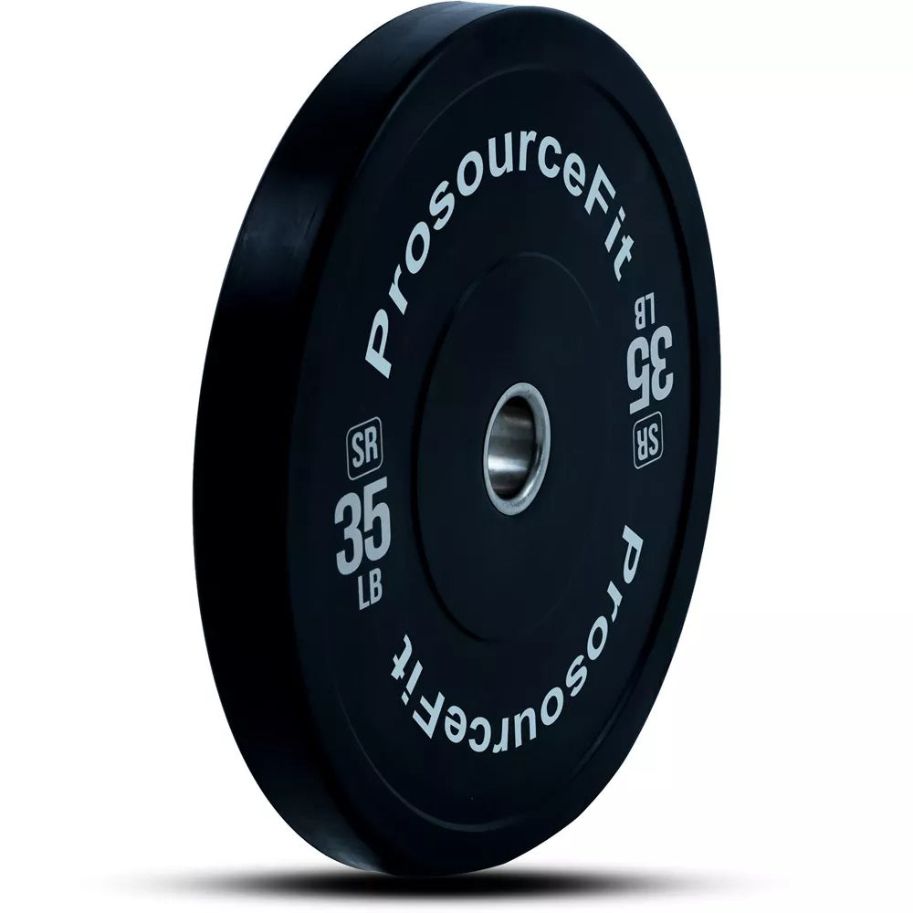 35lb solid rubber bumper plate with steel insert low bounce narrow design for olympic barbell