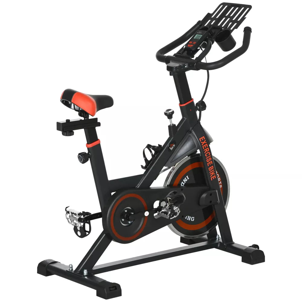 Flywheel Exercise Bike - Adjustable Resistance