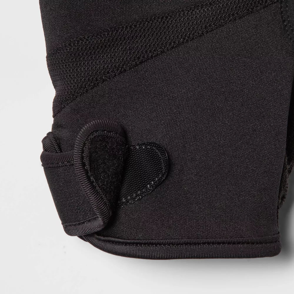 Men's Strength Training Gloves - Black Neoprene