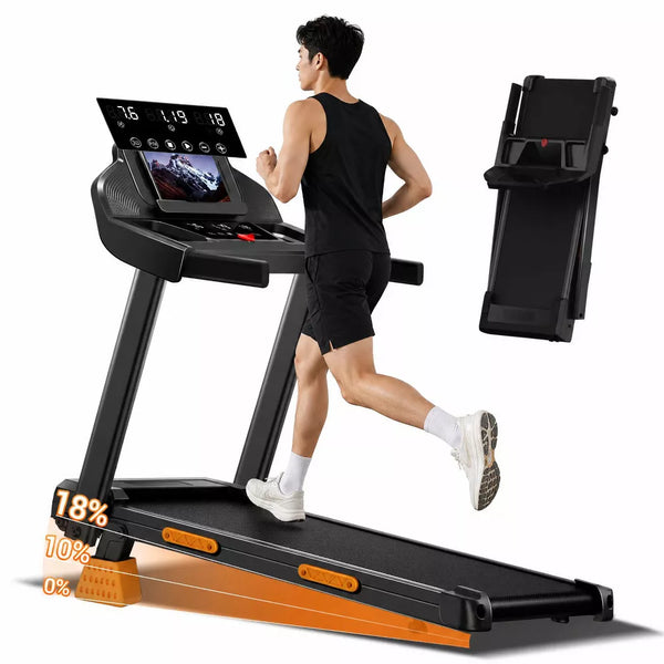 Treadmill 16% Incline - Triple LED, 400LB