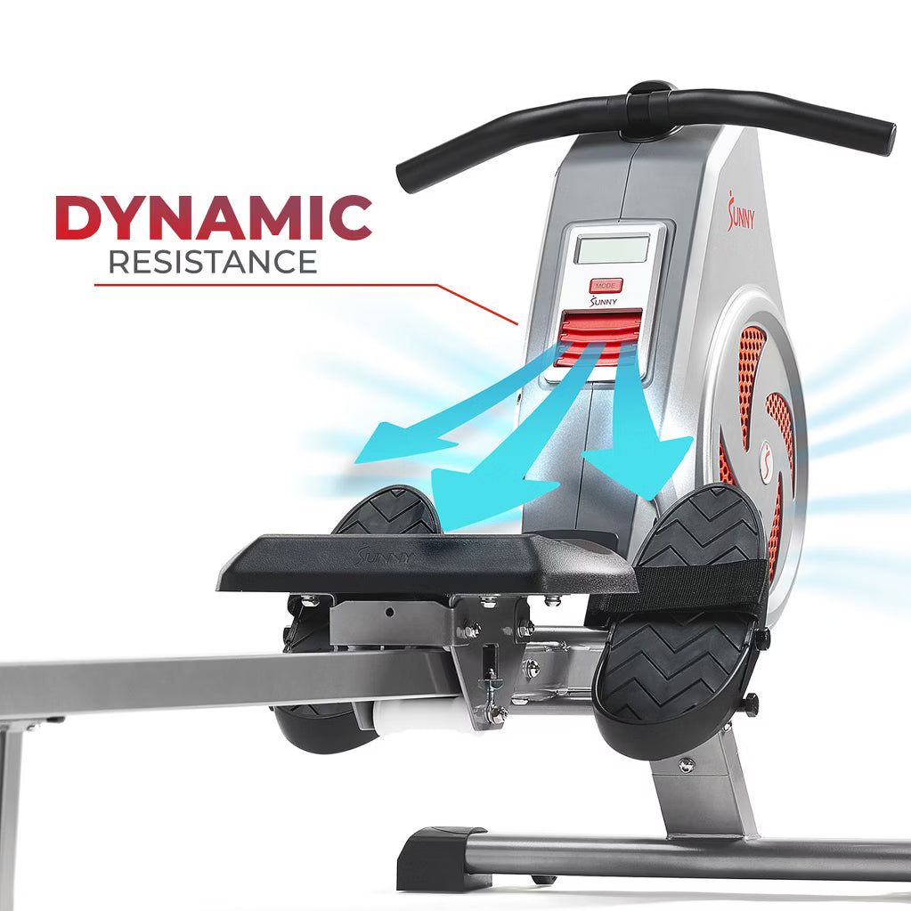 Smart Air Resistance Rowing Machine - Bluetooth App
