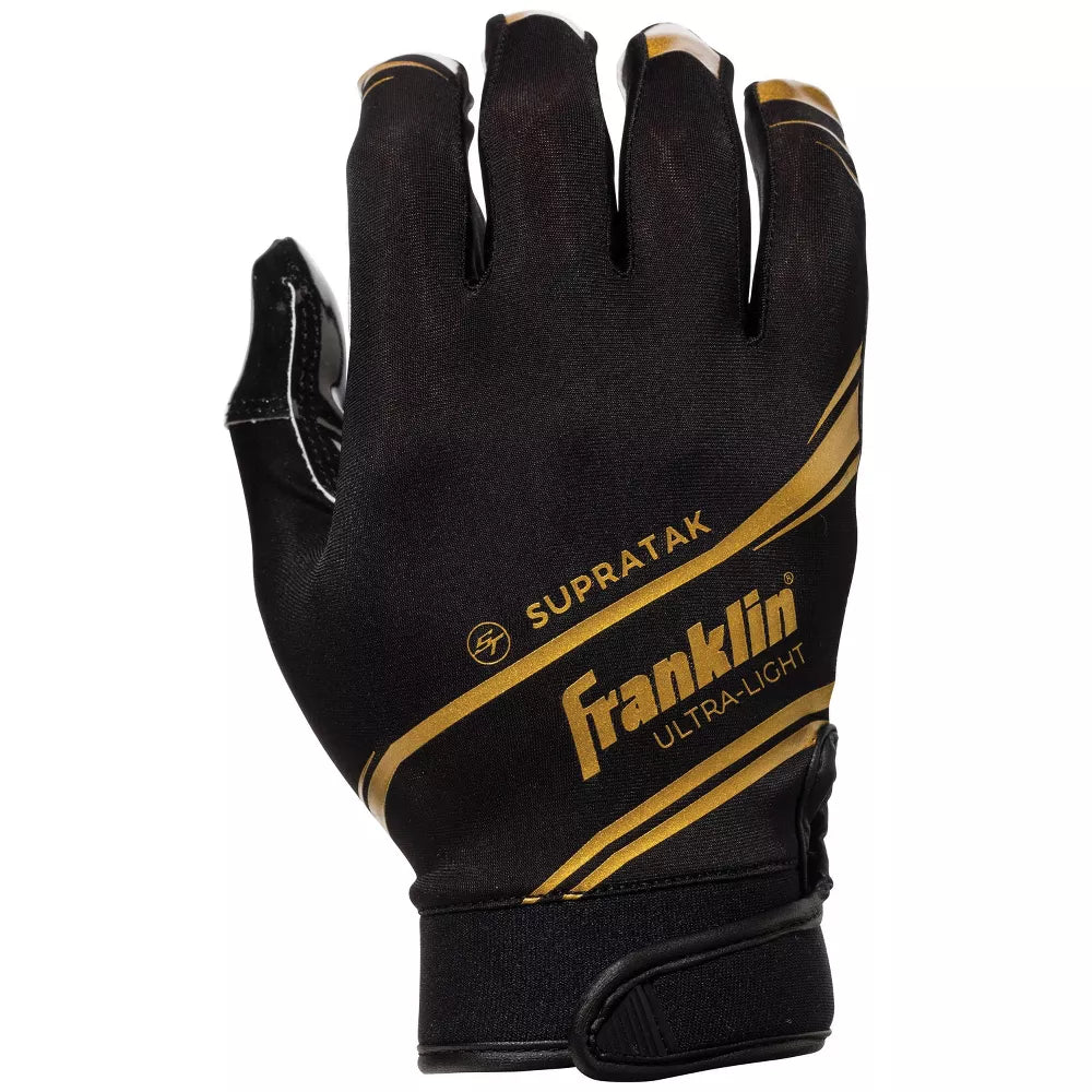 Supratak Adult Receiver Gloves - Black