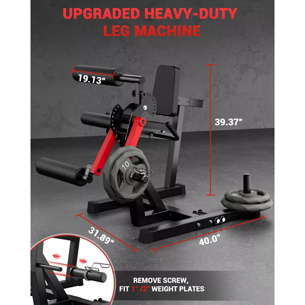 4-in-1 Leg Press & Curl Machine 700LB
