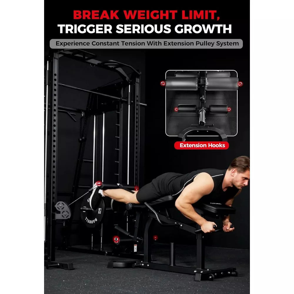 Adjustable Leg Extension and Curl Machine