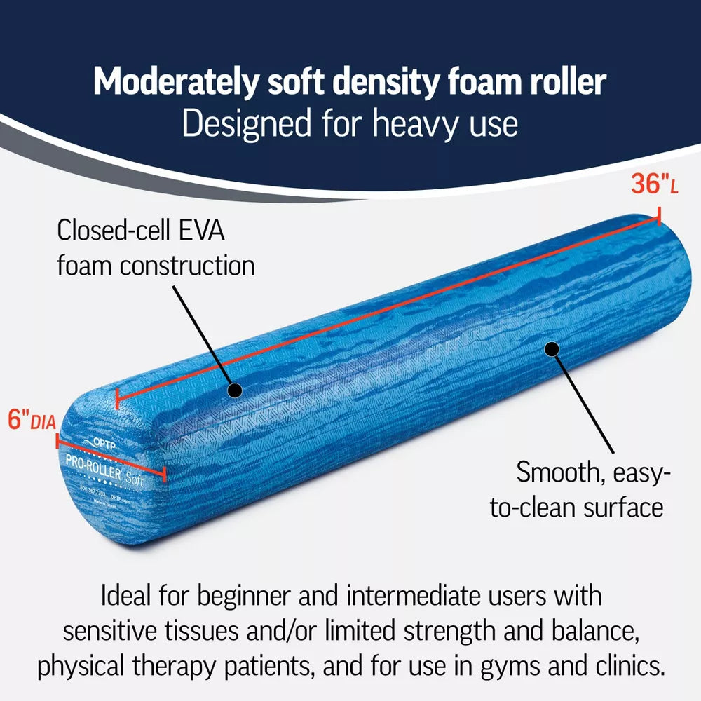Soft Density Foam Roller - Physical Therapy